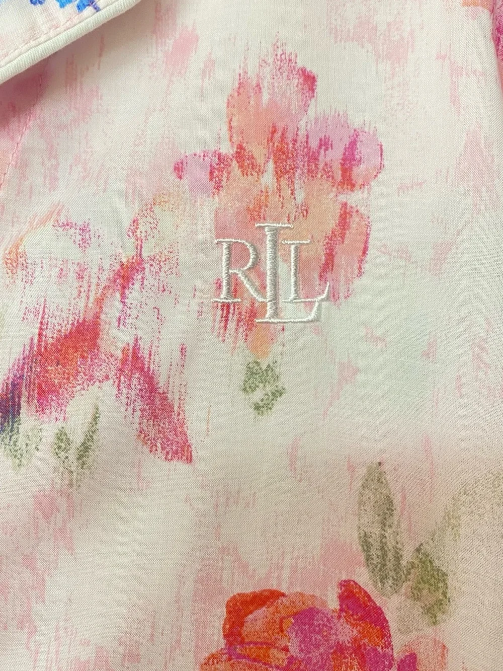 Ralph Lauren sleepwear featuring embroidered